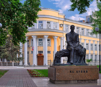 Памятник И.А. Бунину в Воронеже